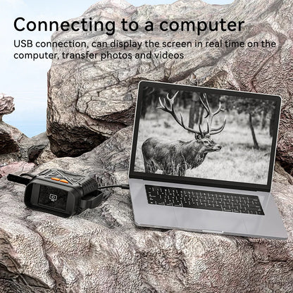 TrailView™ 1080P Night Vision Binoculars – 800m Infrared Range & 2.8” Screen