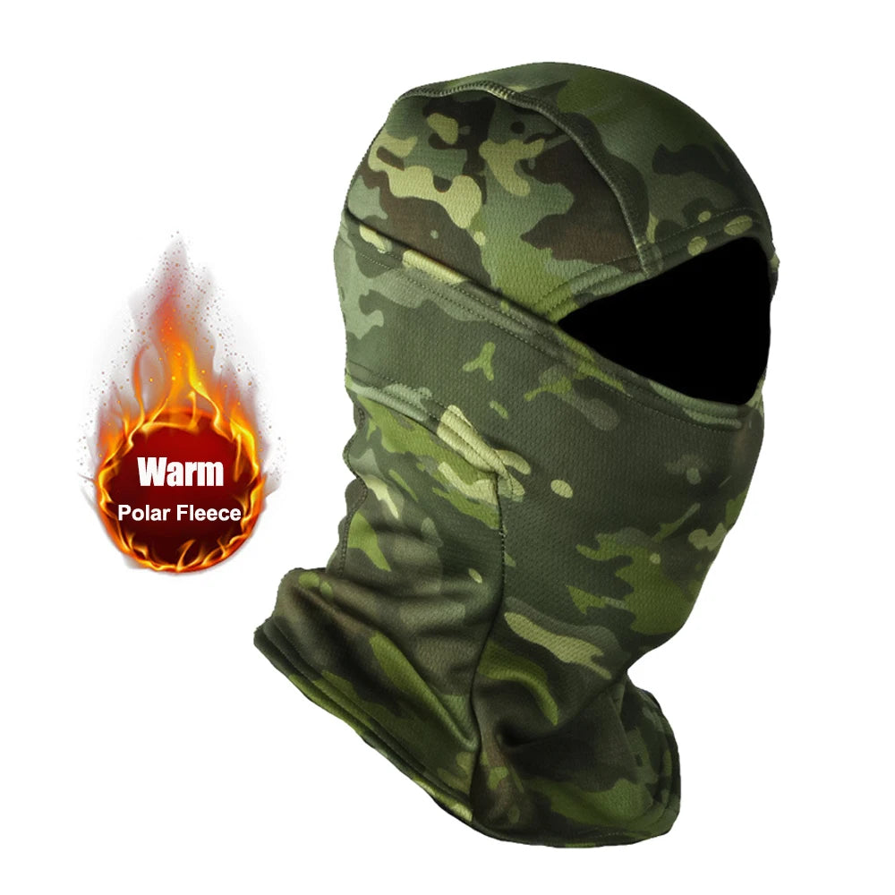 FrostGuard™ Tactical Fleece Balaclava – Cold-Proof Full Face Mask