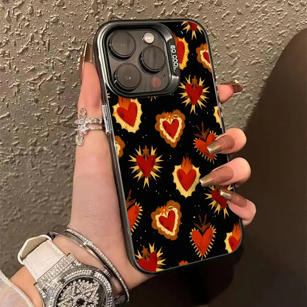 Leopard Print Phone Case for iPhone 11–17 Series – Shockproof Bumper Cover