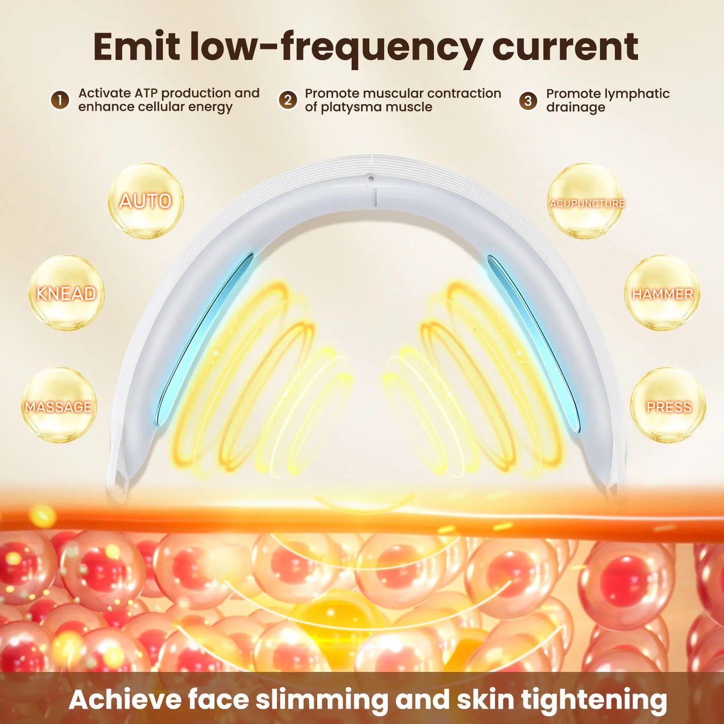HailiCare™ V-Lift Microcurrent Facial Device