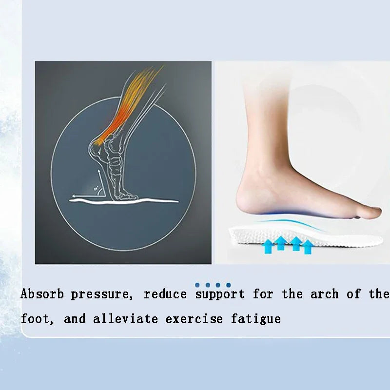 Pro Comfort Height Insoles – Cushioned Support & Breathable Design