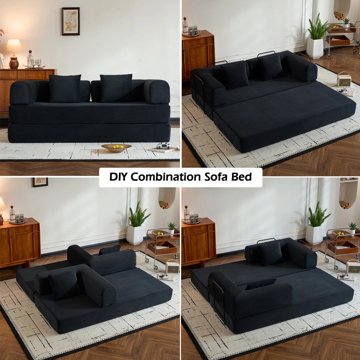 LoungeNest™ Convertible Sofa Bed