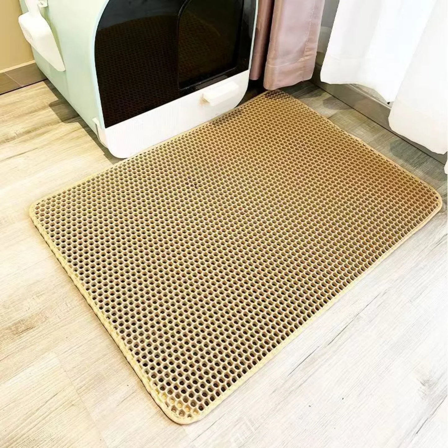 LitterLock™ Cat Litter Mat – Traps Mess & Keeps Floors Clean