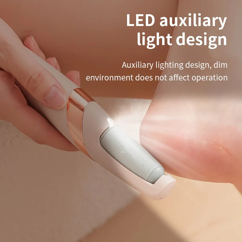 Veloura™ Electric Foot Grinder — Dual-Head Rechargeable Callus Remover