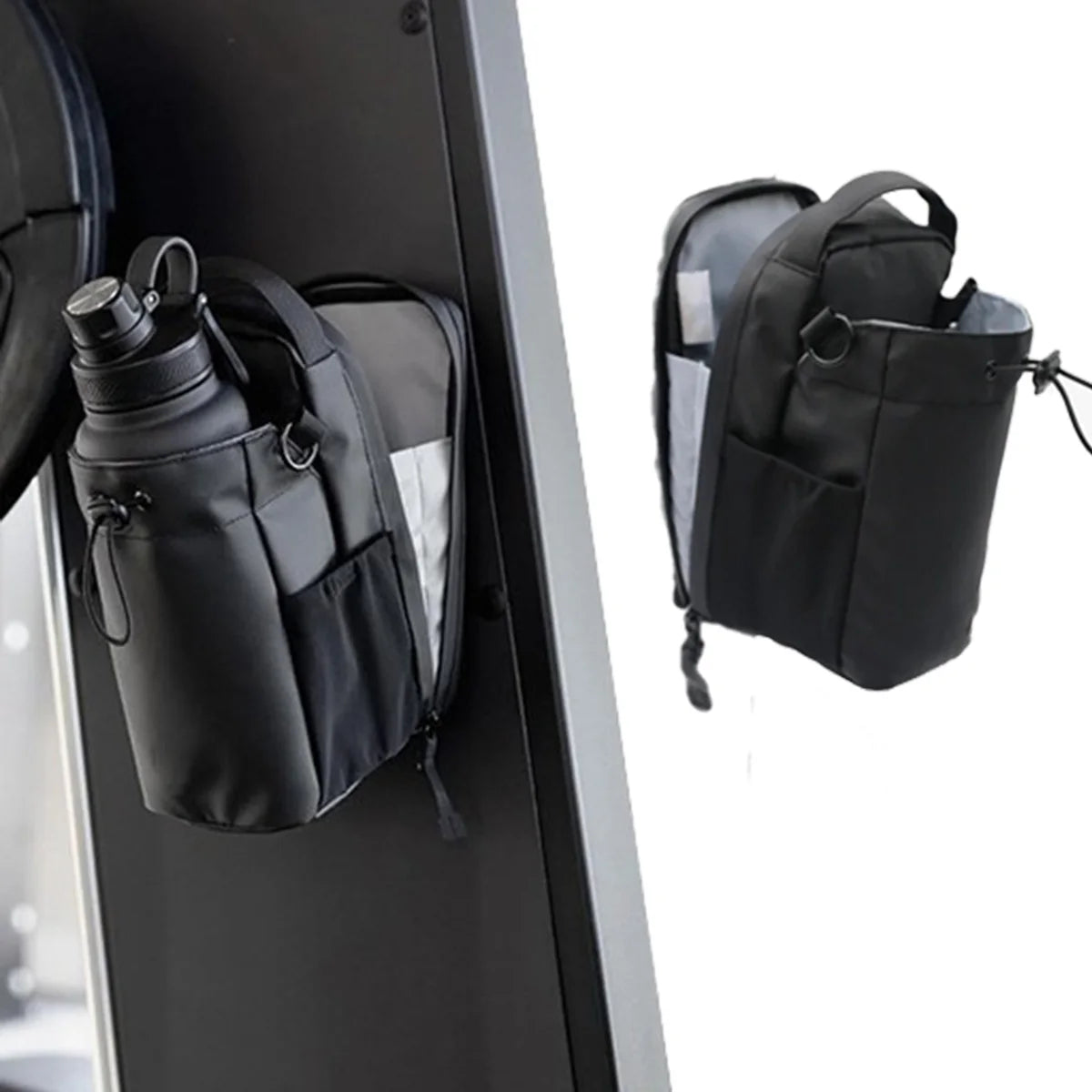 GripVault™ Magnetic Gym Bag – Hands-Free Phone & Bottle Holder