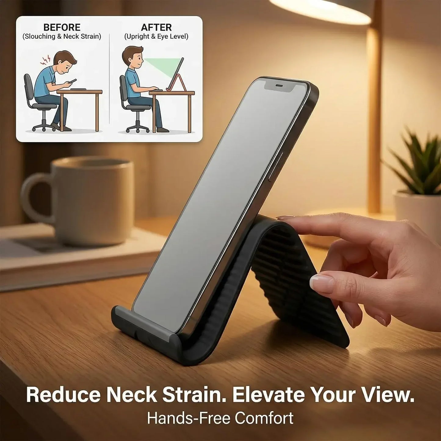 FlexStand™ Flexible Silicone Phone & Tablet Stand