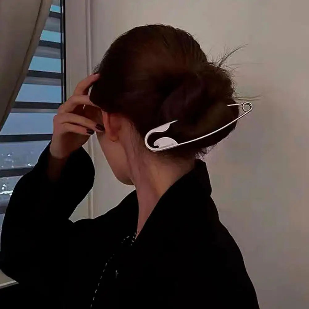 SleekPin™ Large Metal Hair Pin – Effortless Bun in Seconds
