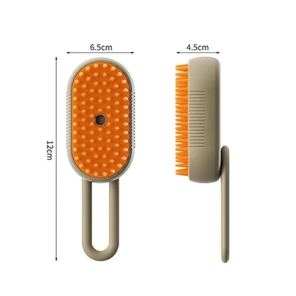FurMist™ 3-in-1 Steam Grooming Brush – De-Shed, Detangle & Relax Your Pet
