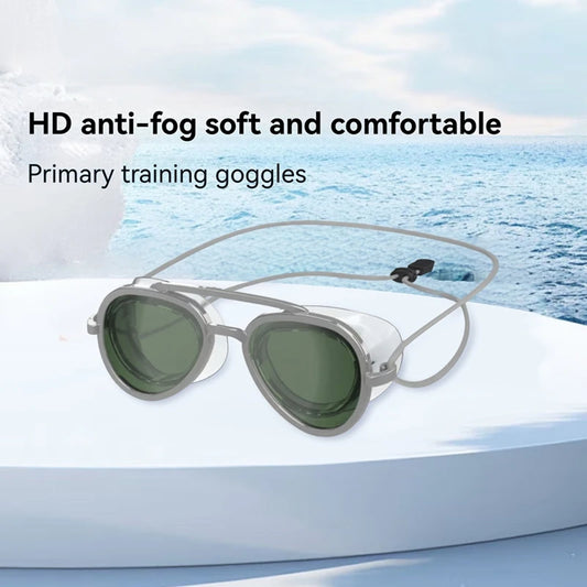 AquaVue™ Retro Sunglass Goggles – Full View Anti-Fog Swim Goggles