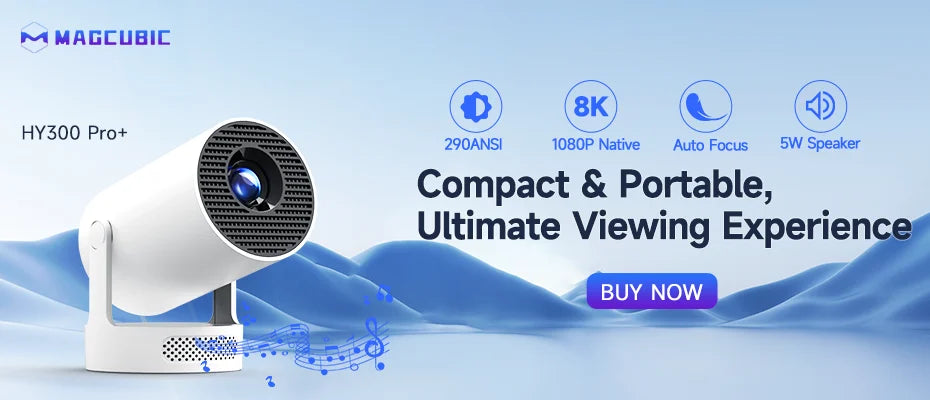 Magcubic™ HY300 Pro 8K Smart Projector