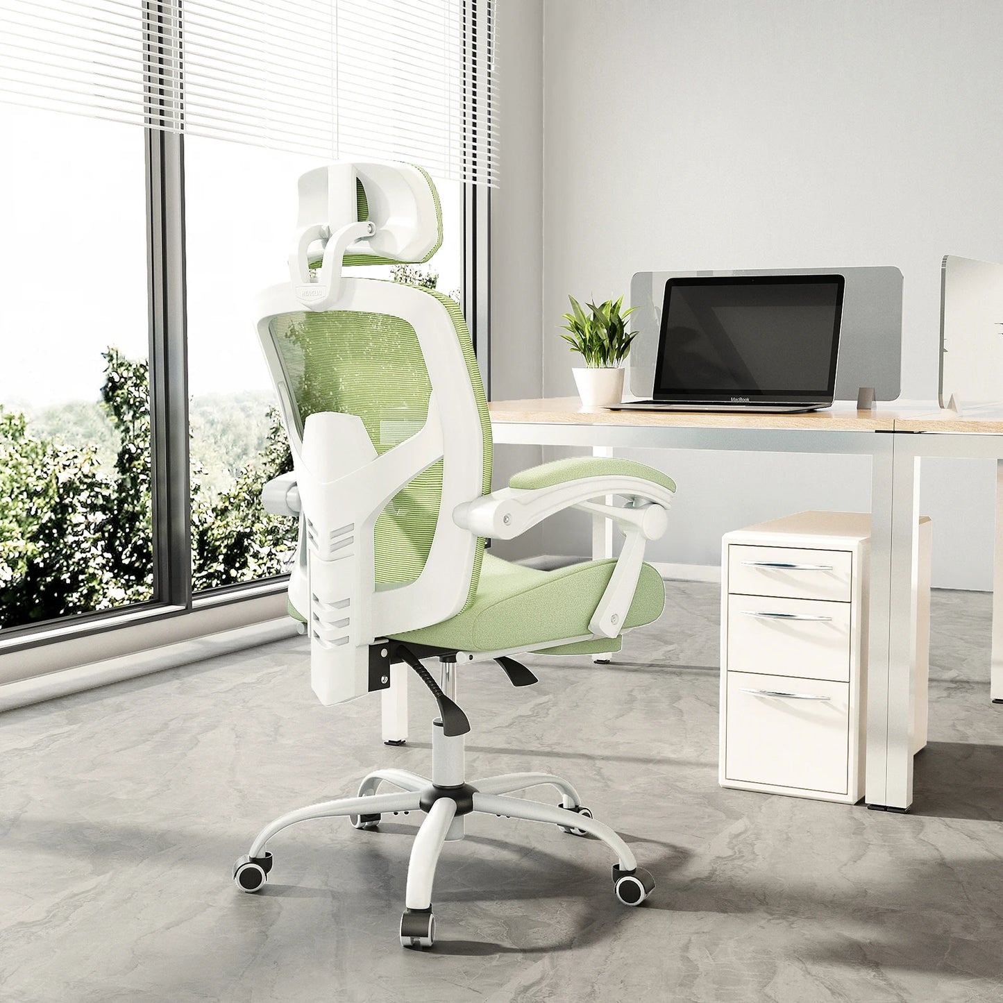ProComfort™ Ergonomic Reclining Office Chair – High Back Mesh with Lumbar Pillow Support