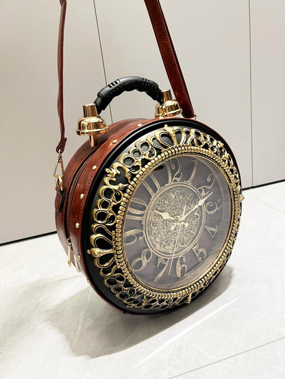 Chrona™ Retro Timepiece Crossbody Bag