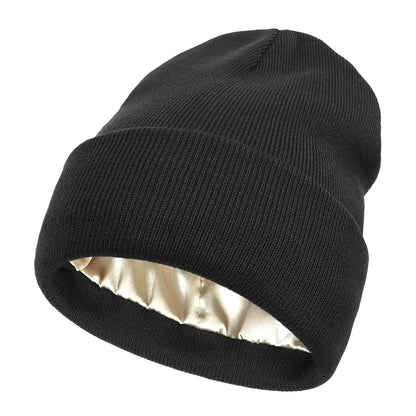 SatinCore™ Frizz-Free Thermal Beanie – Silk-Lined Unisex Winter Hat