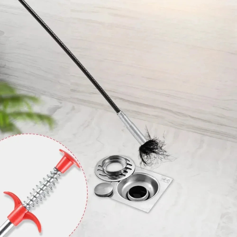 ClawClean™ Drain Clog Remover – Flexible 4-Claw Grabber Tool for Sinks & Pipes