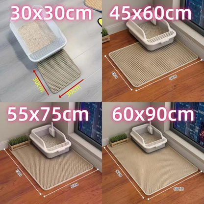 LitterLock™ Cat Litter Mat – Traps Mess & Keeps Floors Clean