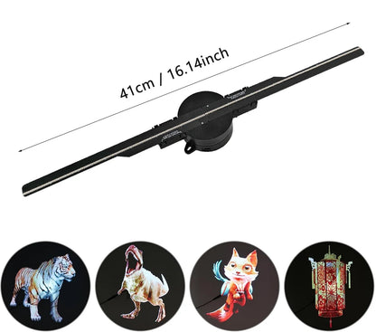 3D Hologram LED Fan Projector – Floating Visual Display