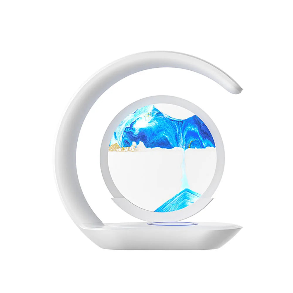 FlowScape™ Sand Lamp & Wireless Charger