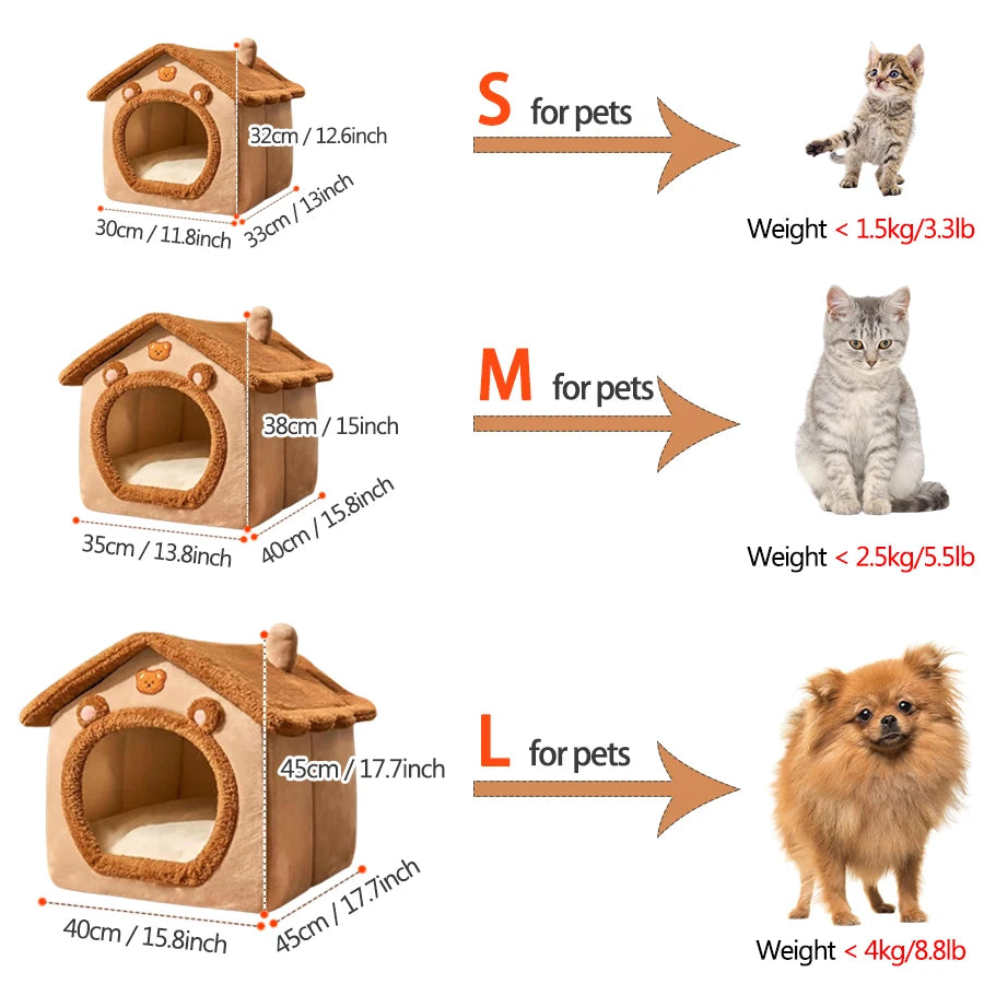 CozyDen™ Foldable Pet House