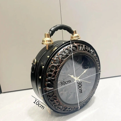 Chrona™ Retro Timepiece Crossbody Bag
