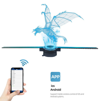 3D Hologram LED Fan Projector – Floating Visual Display