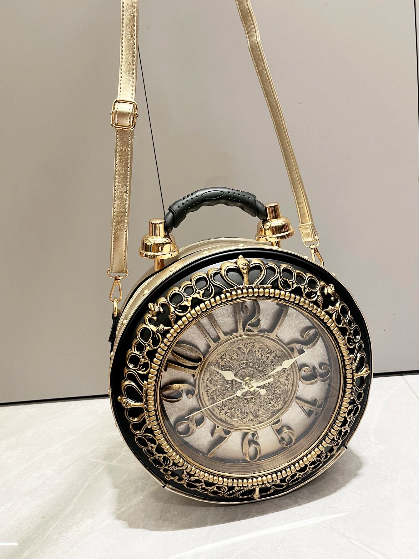 Chrona™ Retro Timepiece Crossbody Bag