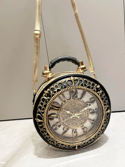 Chrona™ Retro Timepiece Crossbody Bag