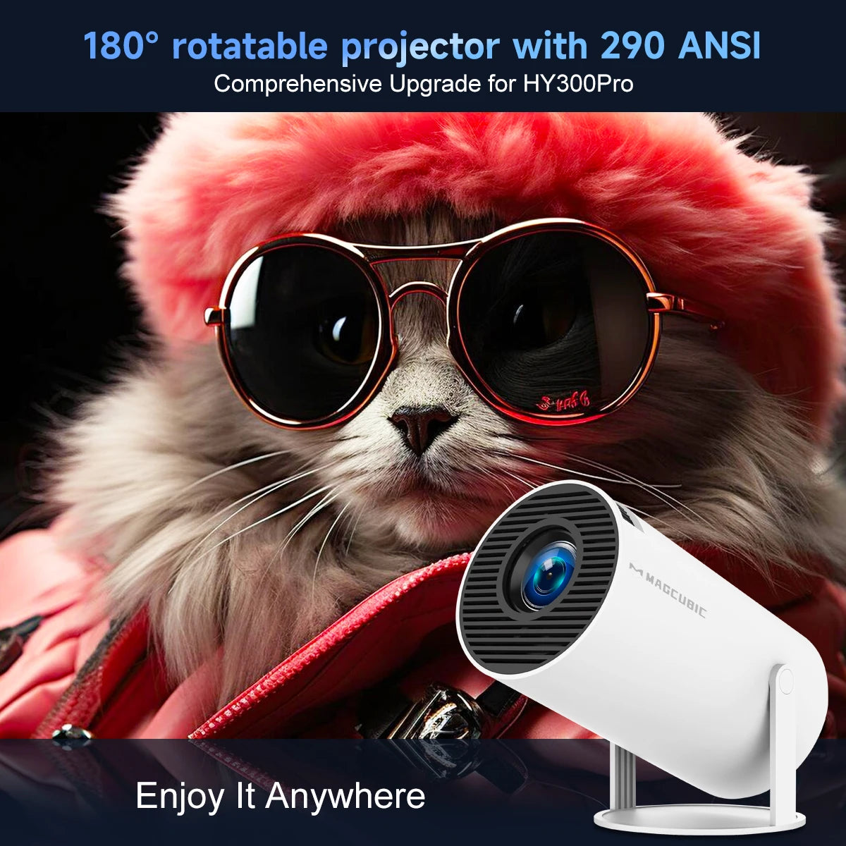 Magcubic™ HY300 Pro 8K Smart Projector