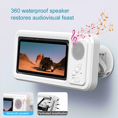 MistBox™ Waterproof Shower Phone Holder & Bluetooth Speaker
