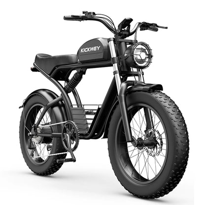 Kickwey K7 1500W Electric Bike – 48V 23Ah Fat-Tire All-Terrain E-Bike (AU)