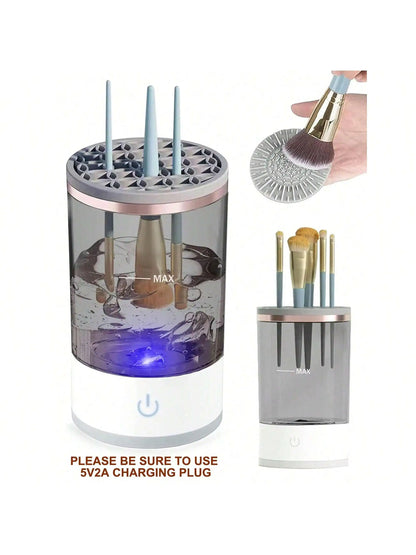 BlushBristle™ Electric Makeup Brush Cleaner – Fast, Gentle &amp; Hands-Free