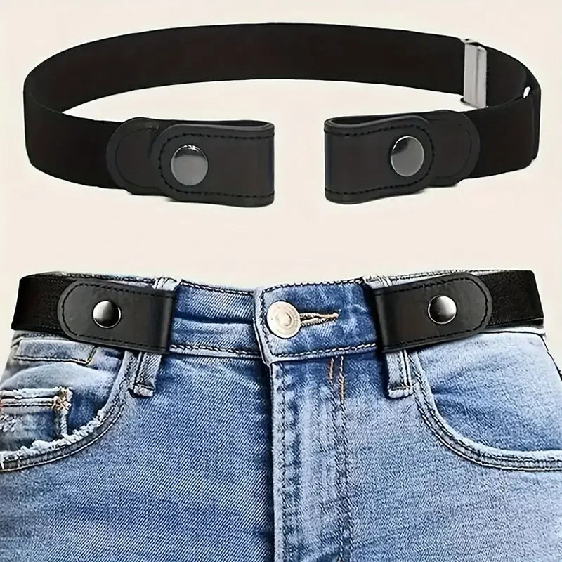 FlexFit™ No-Buckle Belt – Invisible Stretch Fit for All-Day Comfort