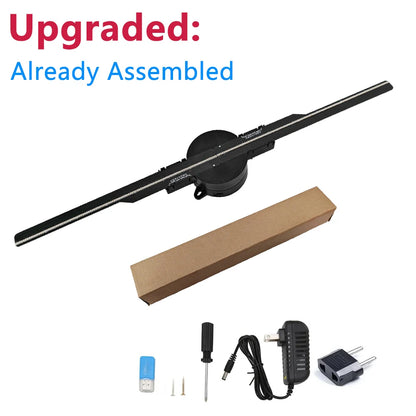 3D Hologram LED Fan Projector – Floating Visual Display