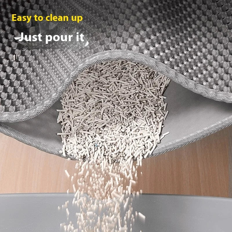 LitterLock™ Cat Litter Mat – Traps Mess & Keeps Floors Clean