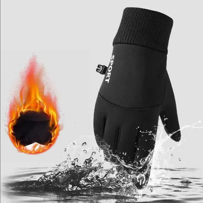 ThermaGuard™ Waterproof Touchscreen Winter Gloves – Ultra-Warm, Full-Finger Protection