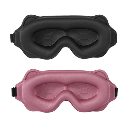 Restora™ 3D Sleep Mask – Soft, Breathable Eye Shade for Travel & Nighttime Use | 100% Light Blocking
