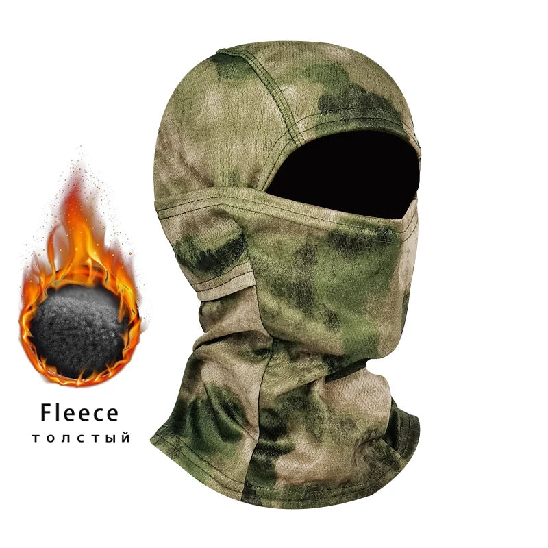FrostGuard™ Tactical Fleece Balaclava – Cold-Proof Full Face Mask