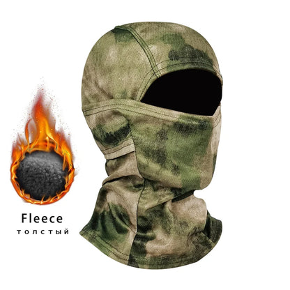 FrostGuard™ Tactical Fleece Balaclava – Cold-Proof Full Face Mask