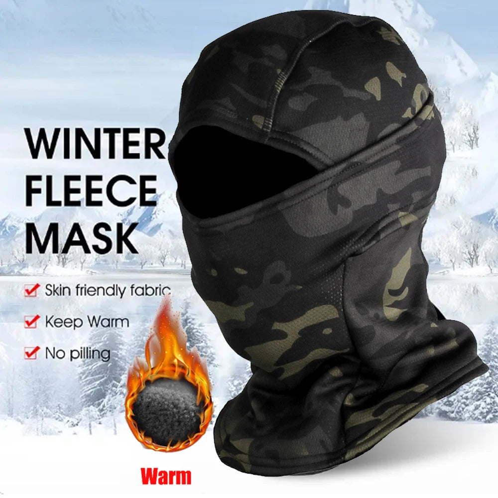 FrostGuard™ Tactical Fleece Balaclava – Cold-Proof Full Face Mask