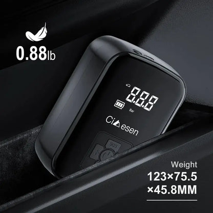 Smart Portable Tire Inflator – Wireless 150 PSI Air Pump