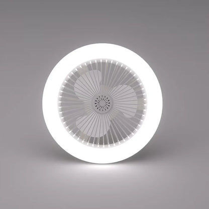 Rotatable 3-in-1 Ceiling Fan Light with Remote – E27 Base for Bedroom & Living Room