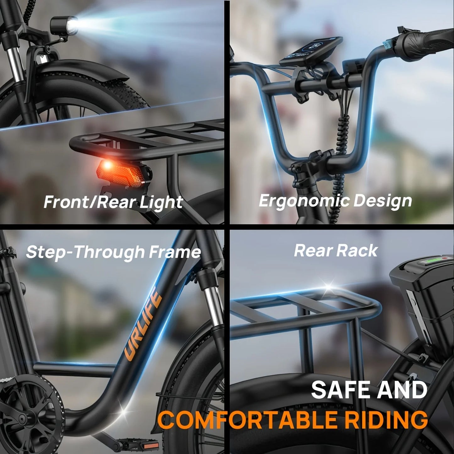 URLIFE E20 1000W Fat Tire Electric Bike