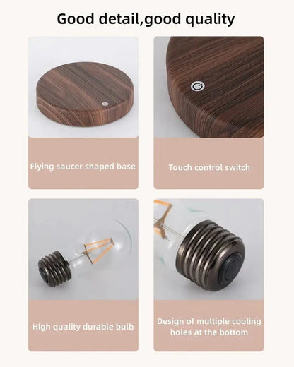 HoverLux™ Magnetic Levitation Lamp – Floating LED Bulb for Modern Home & Office Decor