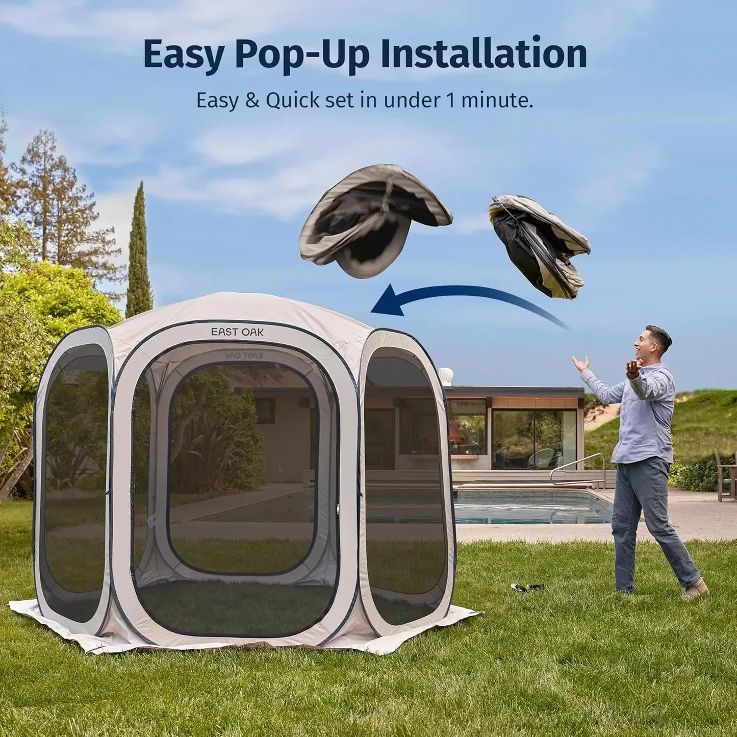 East Oak™ Instant Outdoor Lounge Tent