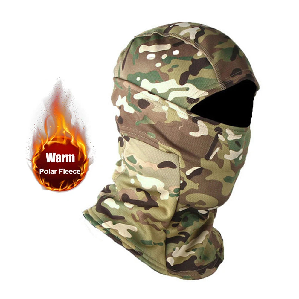 FrostGuard™ Tactical Fleece Balaclava – Cold-Proof Full Face Mask