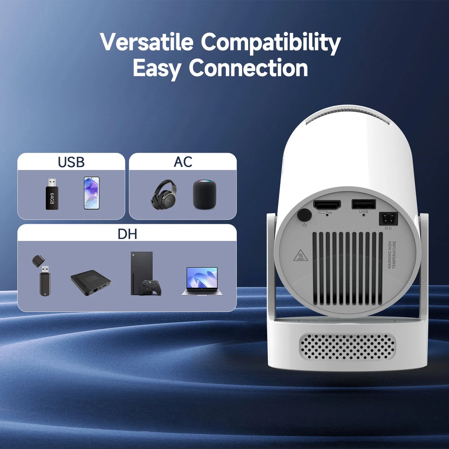 Magcubic HY300 Pro+ 8K Smart Home Theater Projector