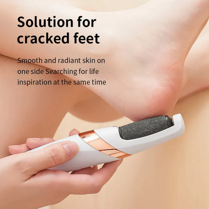 Veloura™ Electric Foot Grinder — Dual-Head Rechargeable Callus Remover