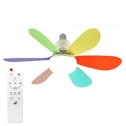 BreezeSocket™ LED Socket Fan Light with Remote