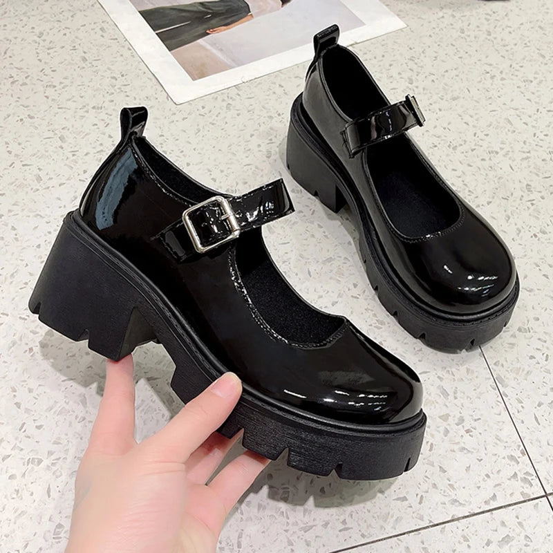 Lucy™ Platform Mary Janes