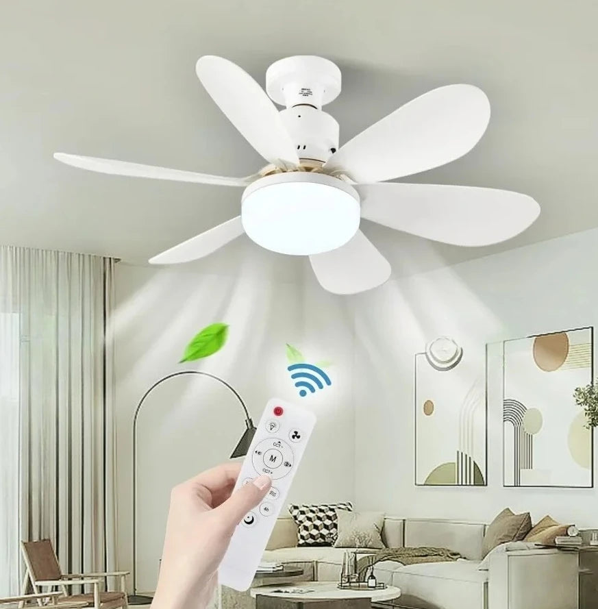 BreezeSocket™ LED Socket Fan Light with Remote