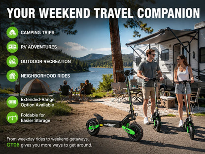 EOEOTWO™ 1200W Off-Road Electric Scooter – 28-31 MPH Long Range